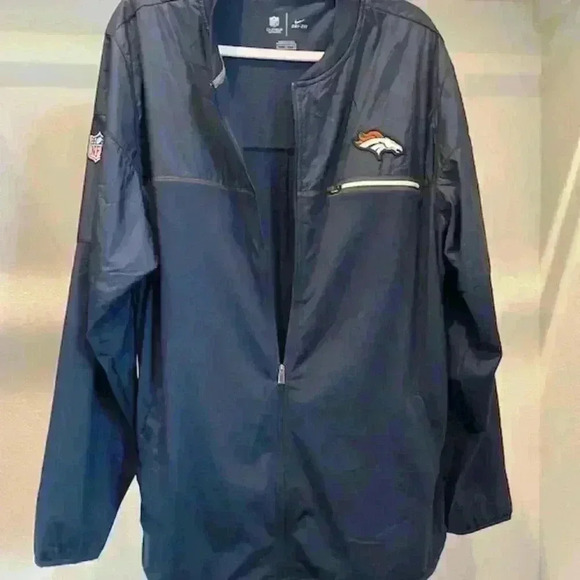 Broncos Navy Windbreaker Jacket - Picture 1 of 3